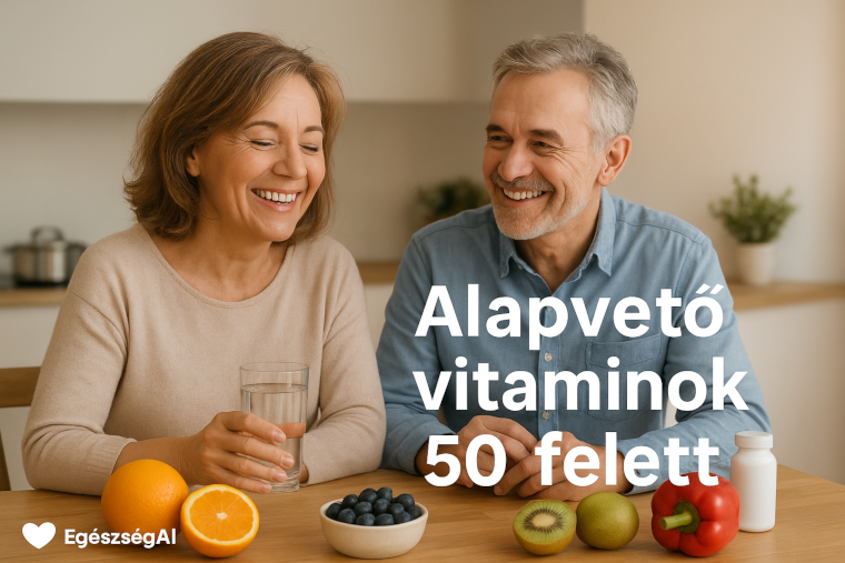 Alapvető vitaminok 50 felett – mit és mikor?