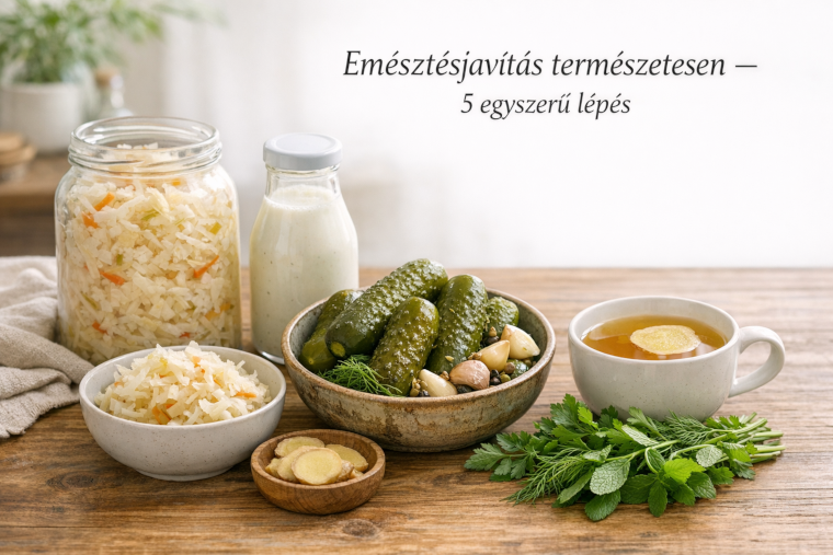 Emesztésjavítás természetesen – 5 egyszerű lépés