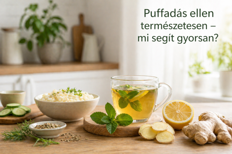 Puffadás ellen természetesen – mi segít gyorsan?