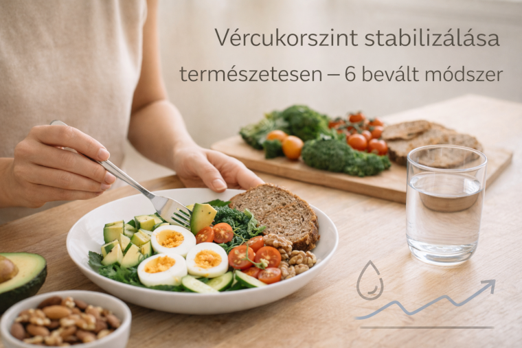 Vércukorszint stabilizálása természetesen – 6 bevált módszer